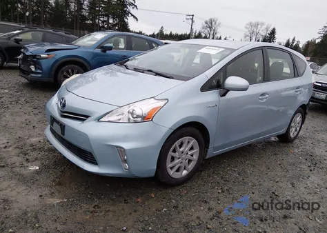 2013 Toyota Prius V Two из США, поврежденный, VIN JTDZN3EU1D3229958